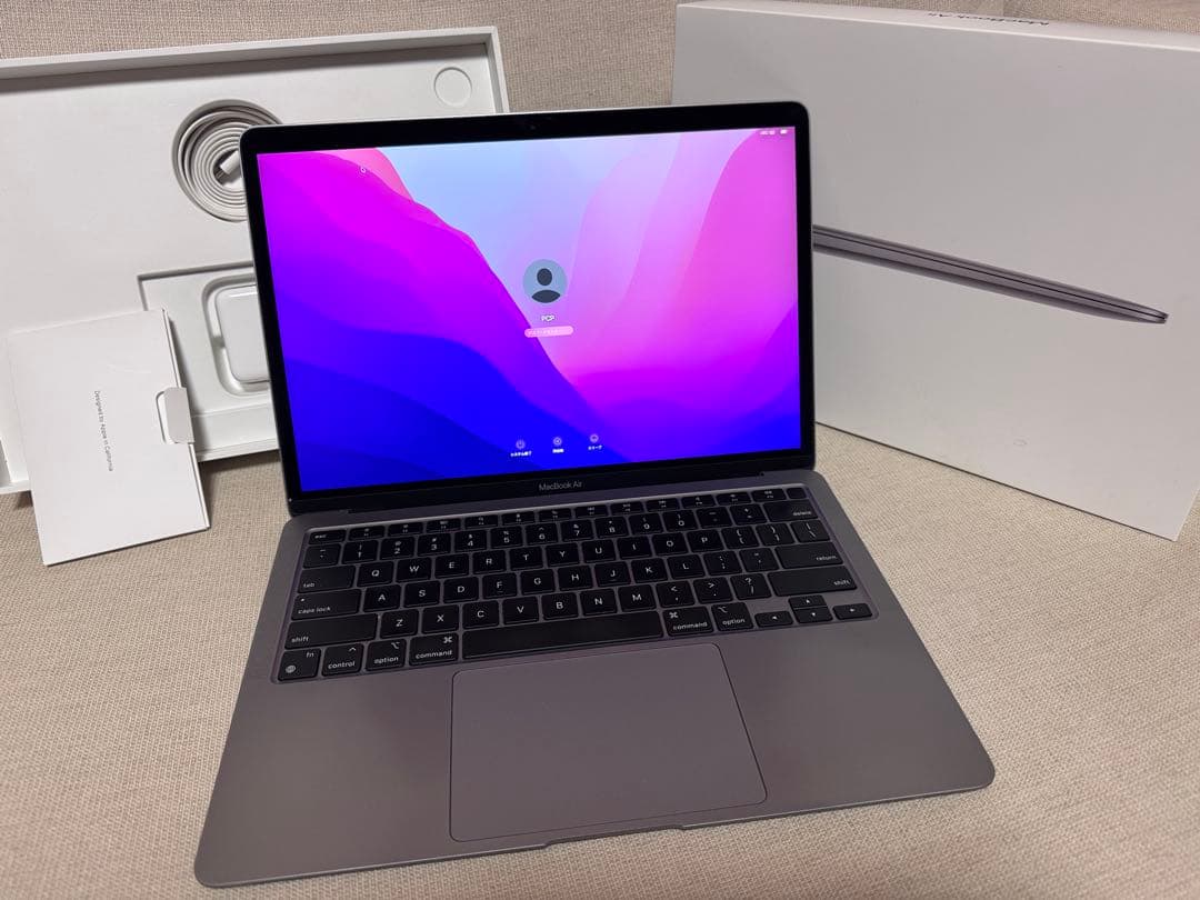 MacBook air M1 メモリ/16GB SSD/1TB/USキーボード