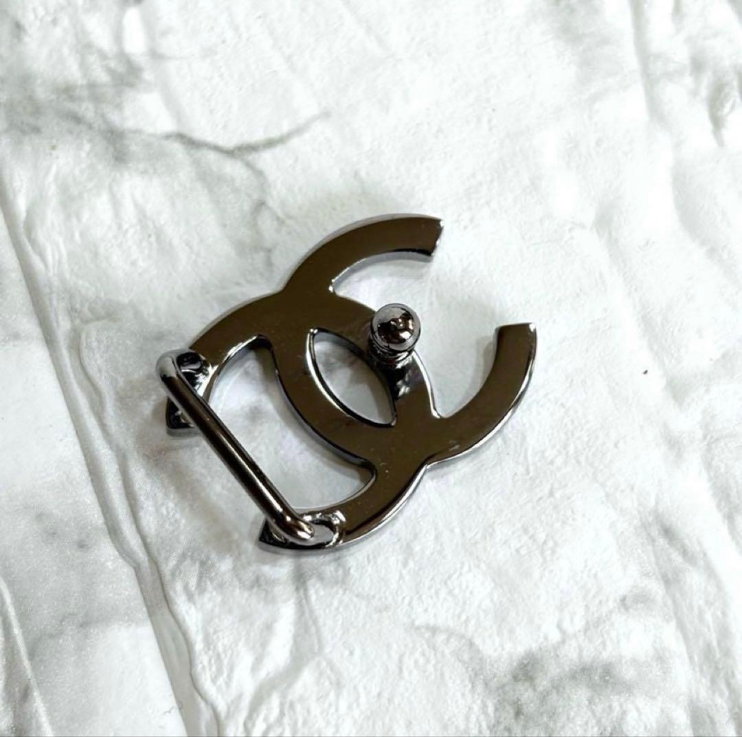 CHANEL シャネル　ベルト　ココマーク　エナメル　レザー