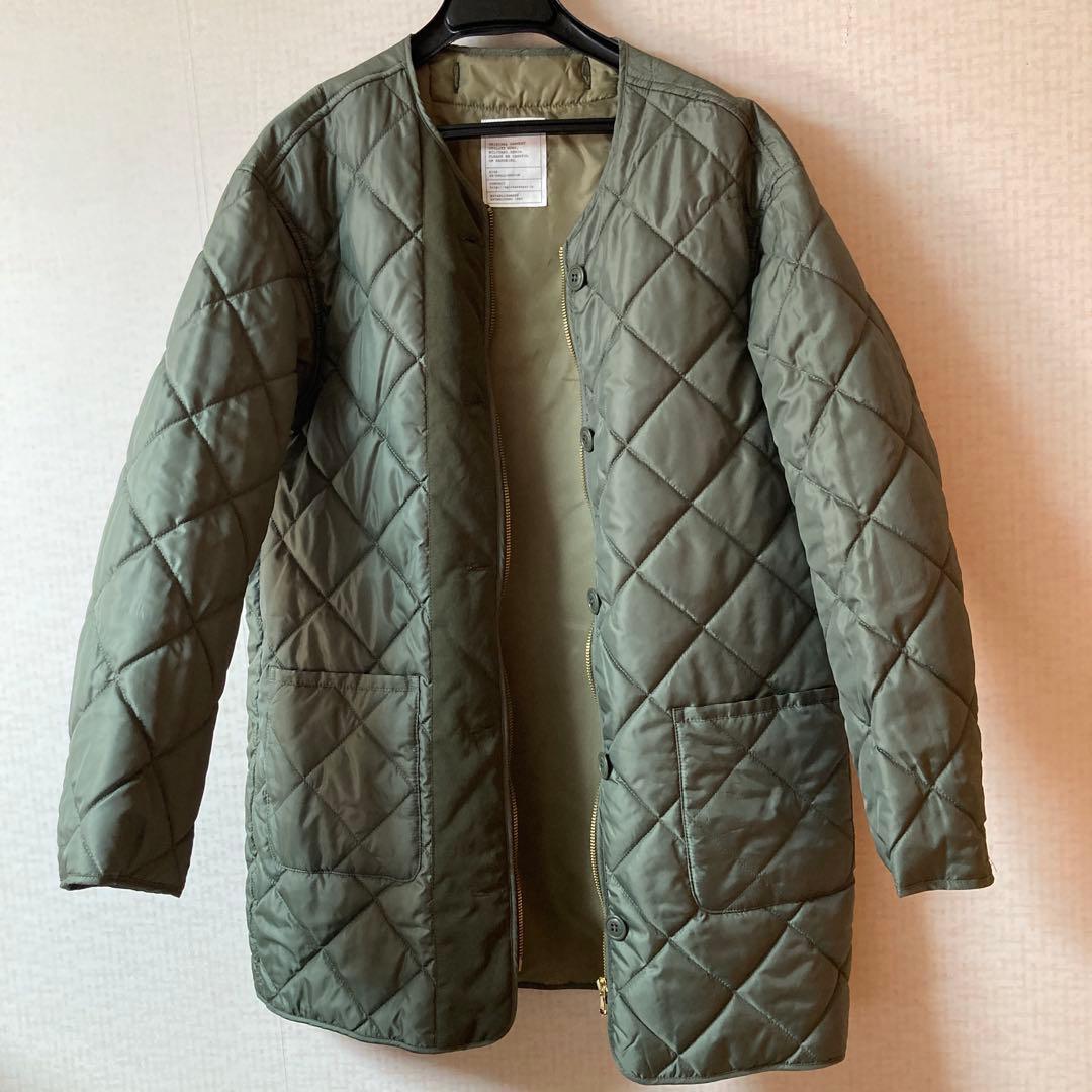 スピックアンドスパン　ファー付きモッズコート