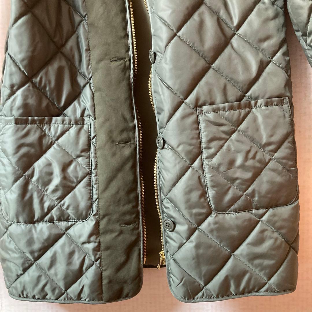 スピックアンドスパン　ファー付きモッズコート