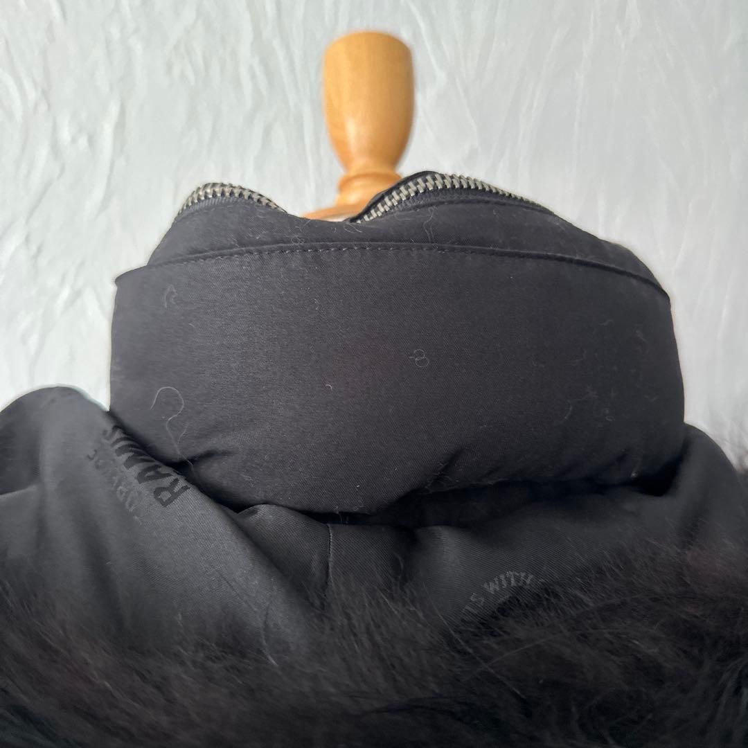 平成ギャル y2k archive ダークグランジ ファーフード モッズコート