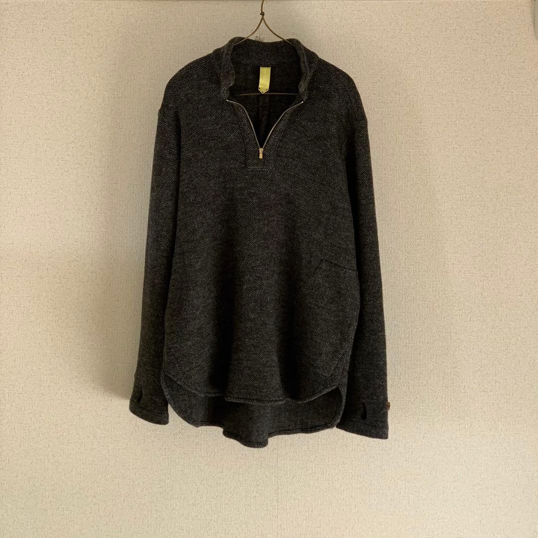 ジェフリービースモール geoffrey b.small ハーフジップセーター