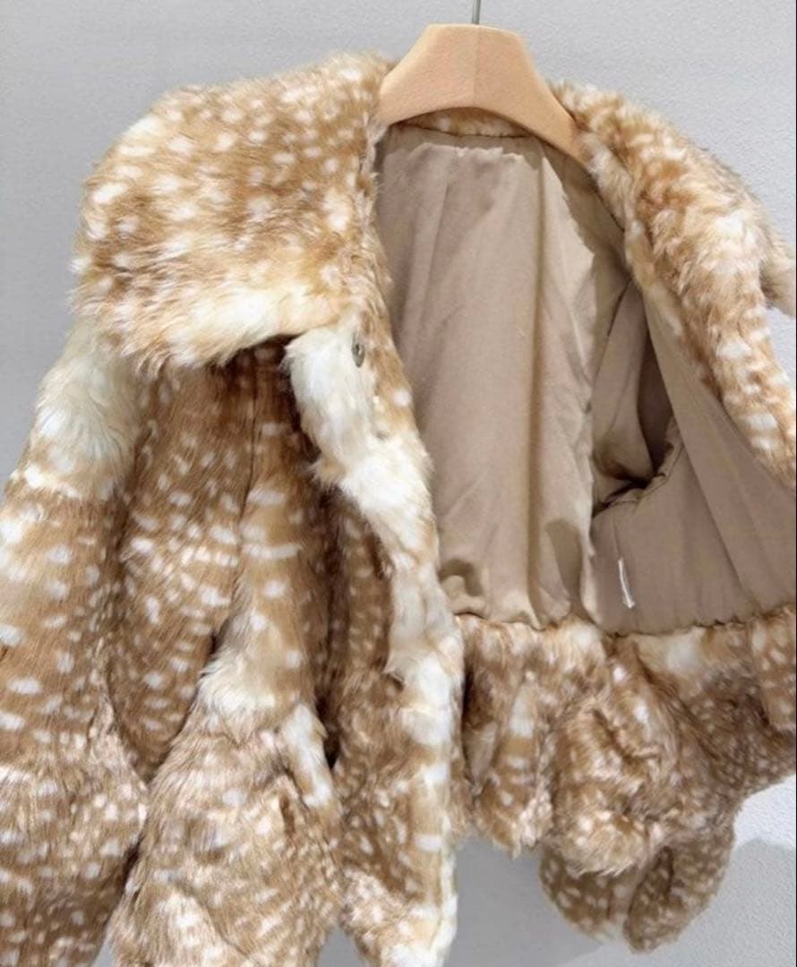 完売品　Bibiy DORA PEPURAMU FUR COAT バンビ