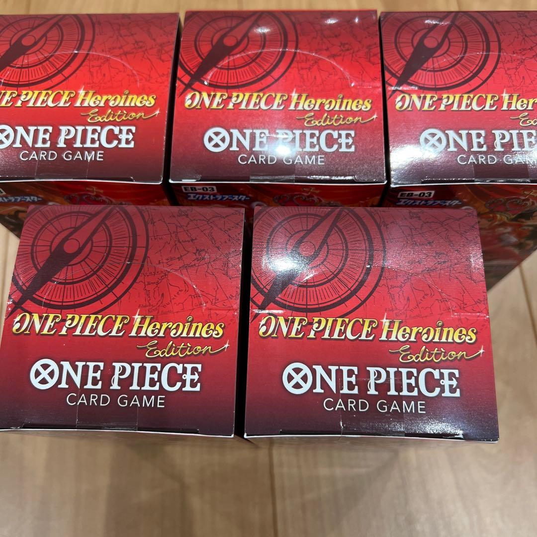 ONE PIECEカードHeroines Edition テープ付つき　5BOX