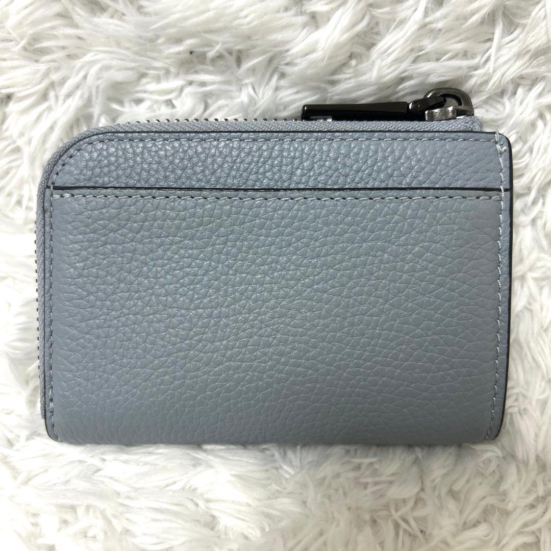 未使用✨レアカラー　COACH コーチ　キーケース　ケース　ブルーグレー