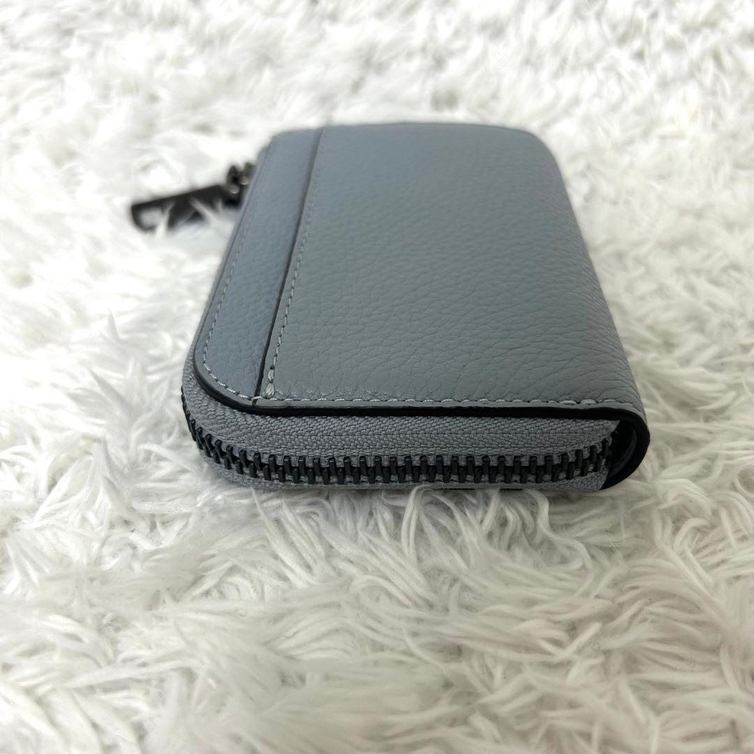 未使用✨レアカラー　COACH コーチ　キーケース　ケース　ブルーグレー