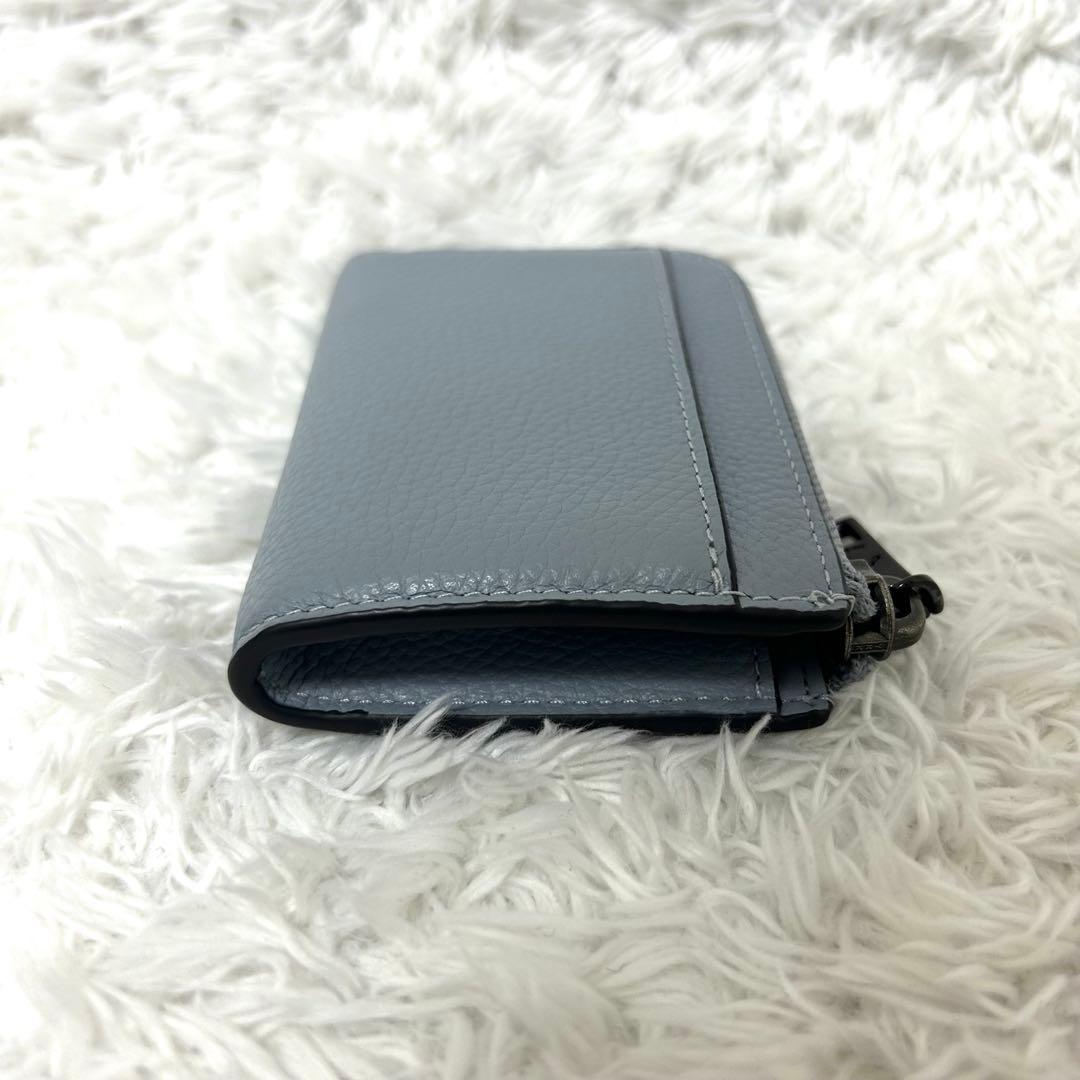 未使用✨レアカラー　COACH コーチ　キーケース　ケース　ブルーグレー