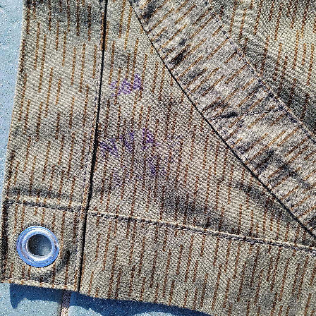 東ドイツ軍幕　ポンチョ　テントシェル レインドロップカモ　bbs13