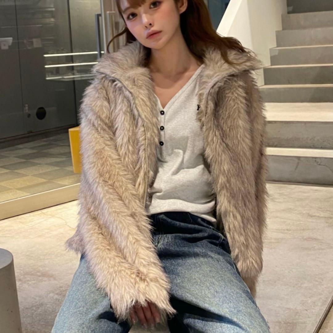 RAY CASSIN ダブルジップファーブルゾン