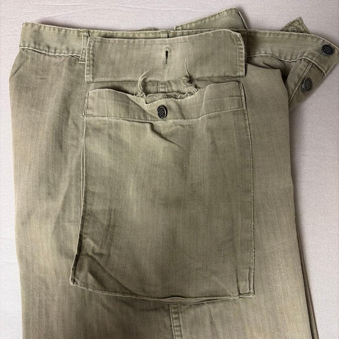 40s ARMY M-43 HBT M43 ヘリンボーン パンツ 13スター