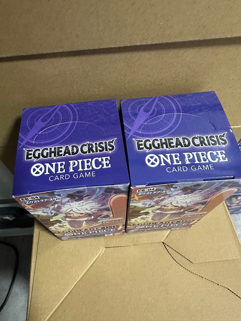 ワンピースカードEGGHEAD CRISIS エッグヘッド 2BOX テープ付き