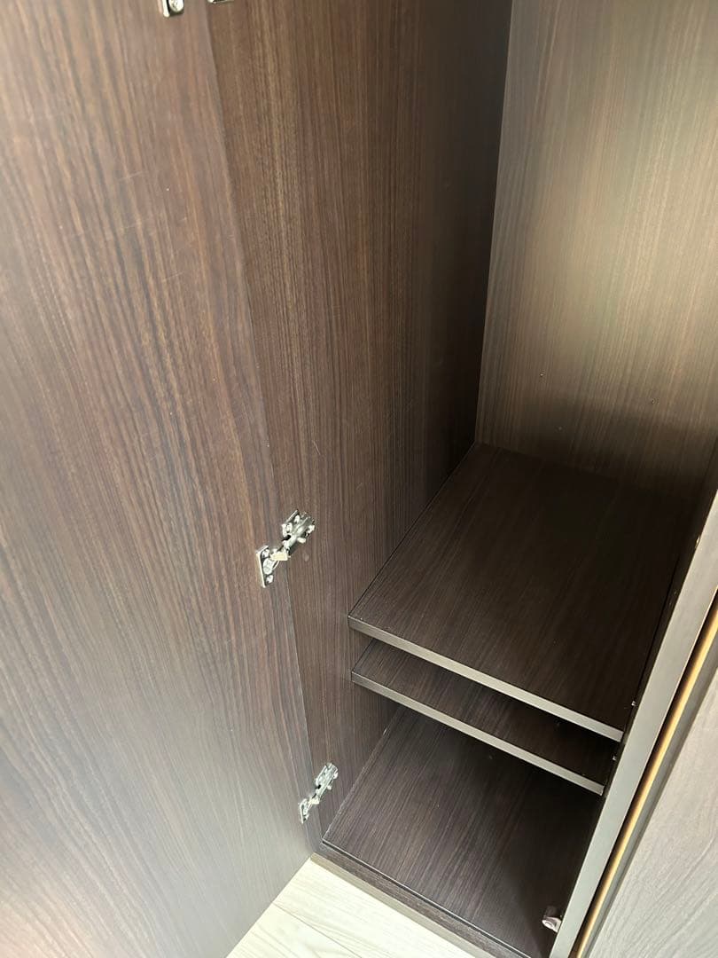 tiijyaens ニトリ ワードローブ 洋服ダンス ブラウン