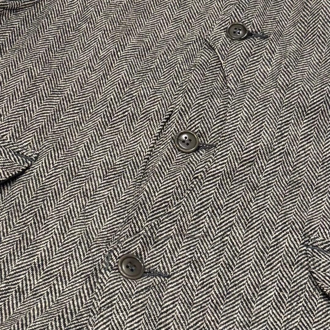 美品 ポストオーバーオールズ ロイヤルトラベラー ツイード ヘリンボーン ベスト