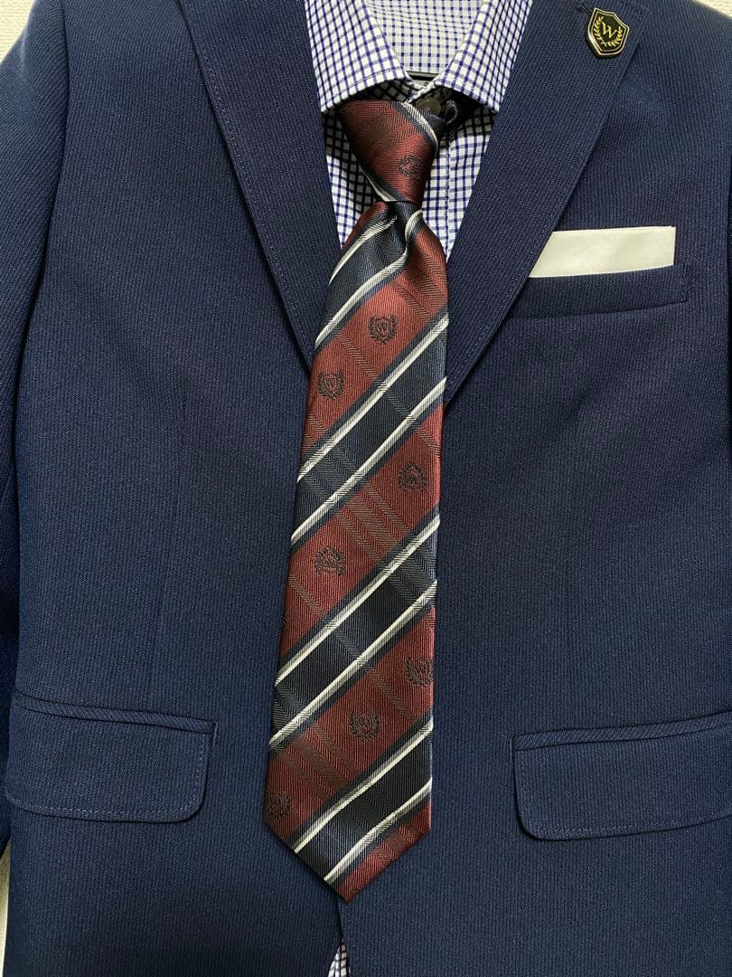 【一回数時間のみ使用】BEAMS DESIGN ネイビー スーツセット