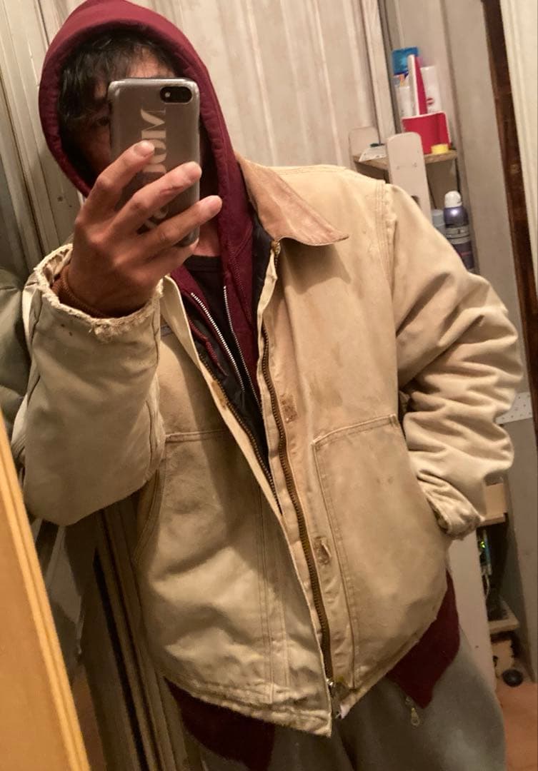 a*様 カーハートトラディショナルジャケット短丈 ボロフェード