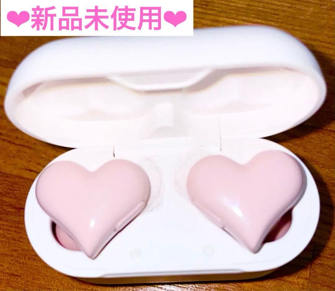 新品未使用　HeartBuds ワイヤレスイヤフォン ピンク　ハート