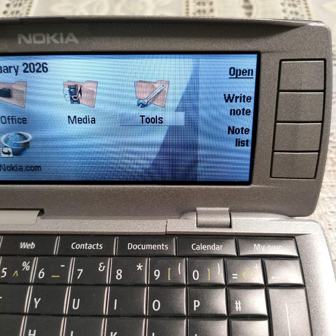 \"未使用·完品\"ノキアコミュニケーター『N9500 』フィンランド製、全付属品揃