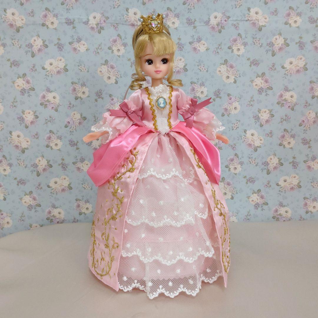 ロココドレス　手刺繍　桃色の姫ドレス　マリー・アントワネット　ハンドメイド