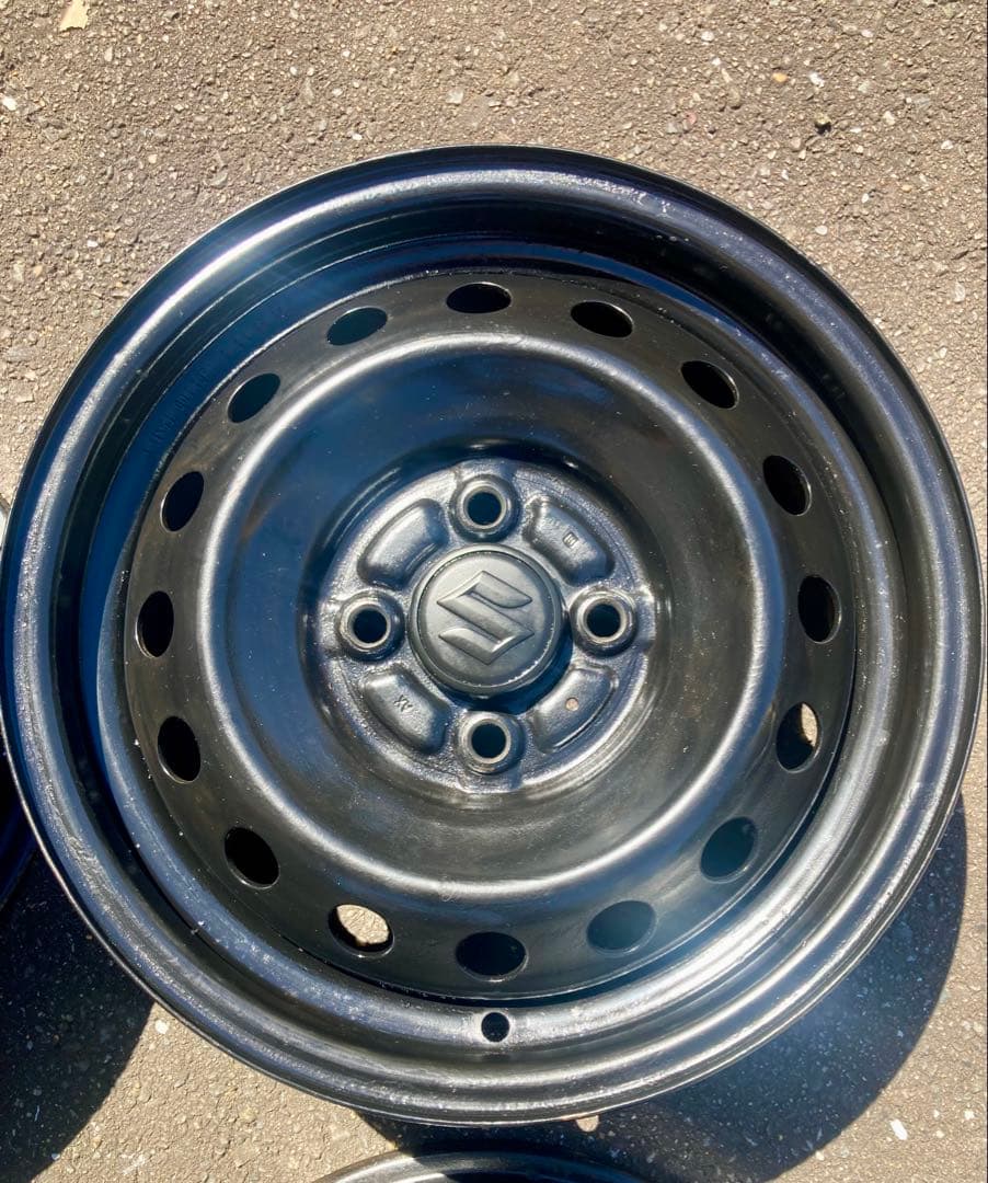 〜12/16まで値引きA ワイドリム 6J 14インチ鉄ホイールA+B合わせ4本