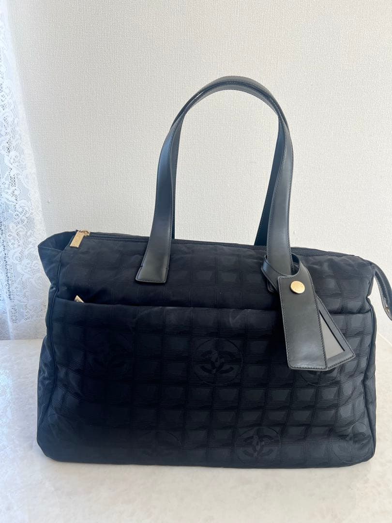 美品シャネル　ニュートラベルライン　ボストンバック