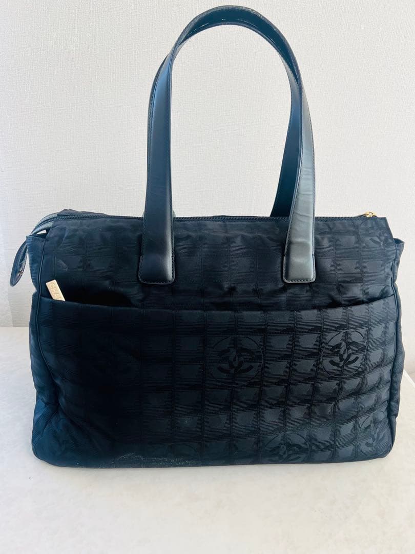 美品シャネル　ニュートラベルライン　ボストンバック