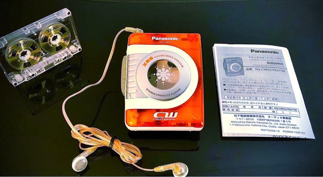 カセットプレーヤー Panasonic RQ-CW03「 整備済み、完動美品」