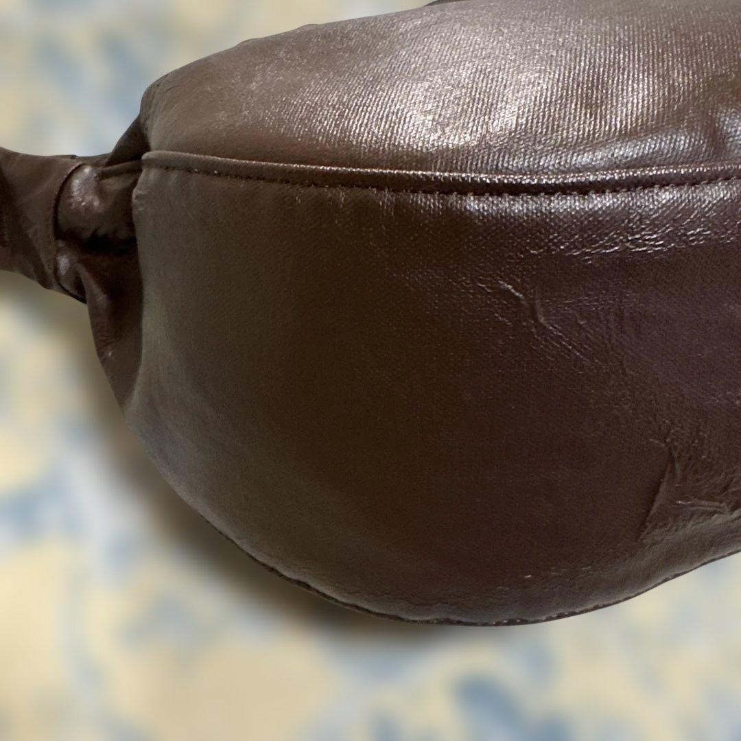 PORTER フリースタイルダークブラウンショルダーバッグ　ポーターバッグ