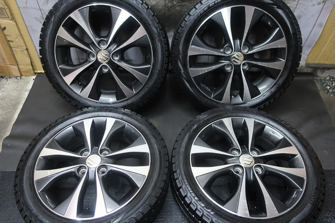 スタッドレス ピレリ 165/55R15 溝有 スズキ ワゴンR スティングレー