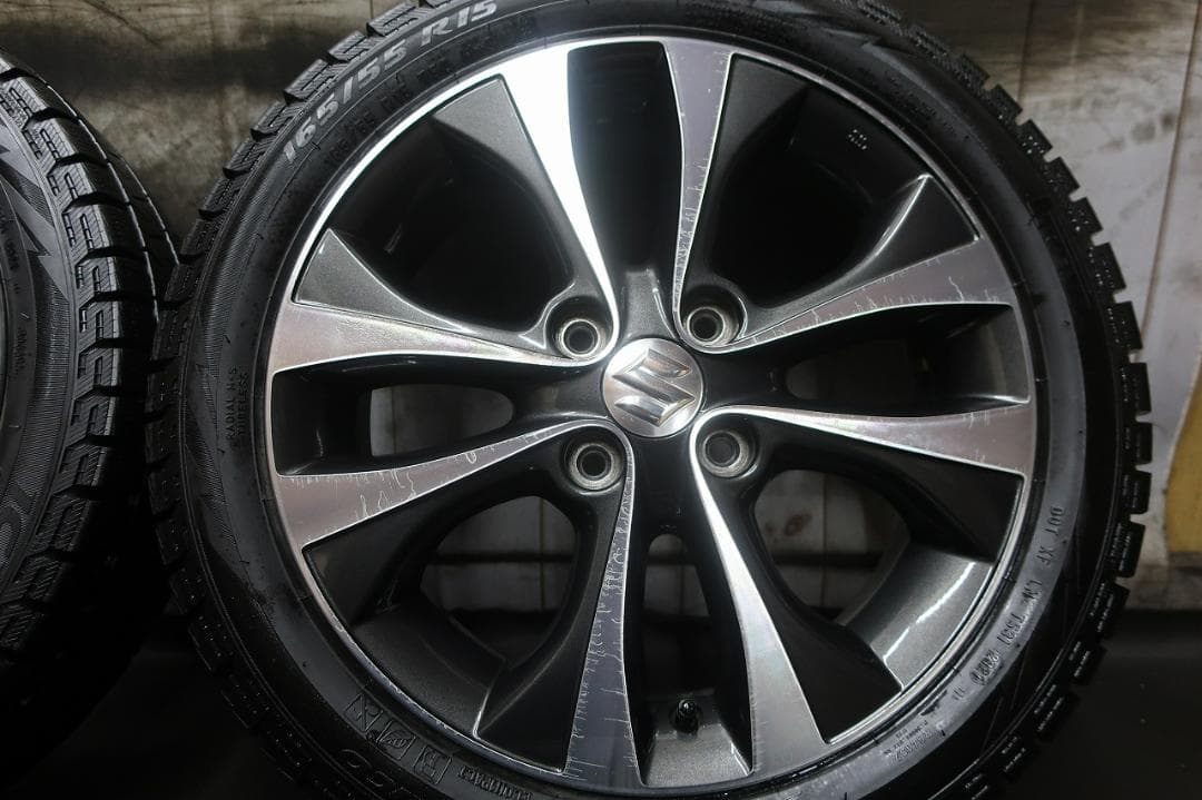 スタッドレス ピレリ 165/55R15 溝有 スズキ ワゴンR スティングレー