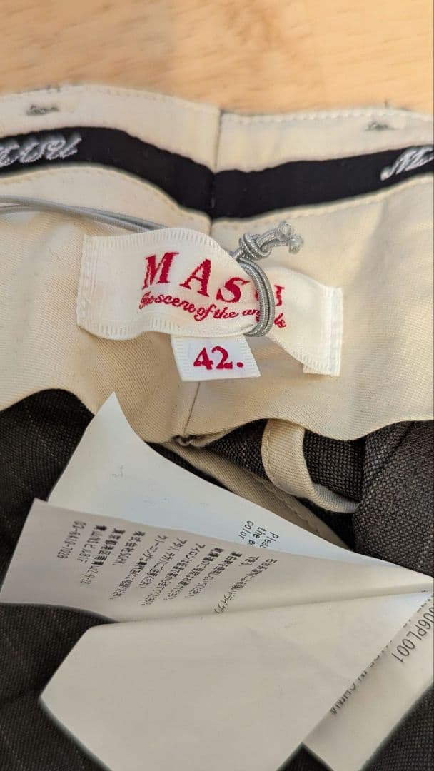 【MASU】RED ANGEL WIDE TROUSERS 42サイズ