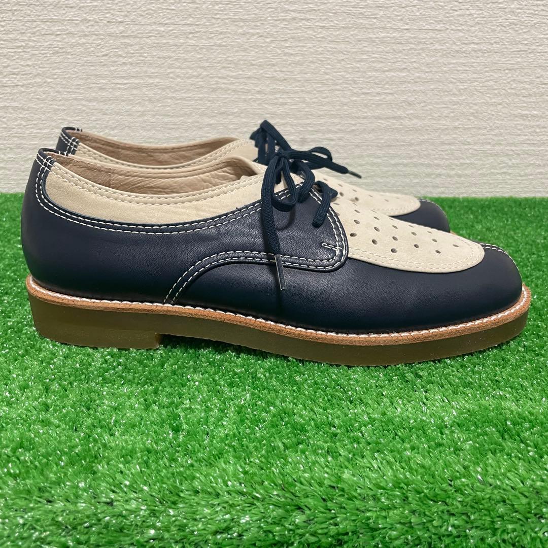 極美品　PINK HOUSE レザー　パンチング　革靴　大きいサイズ