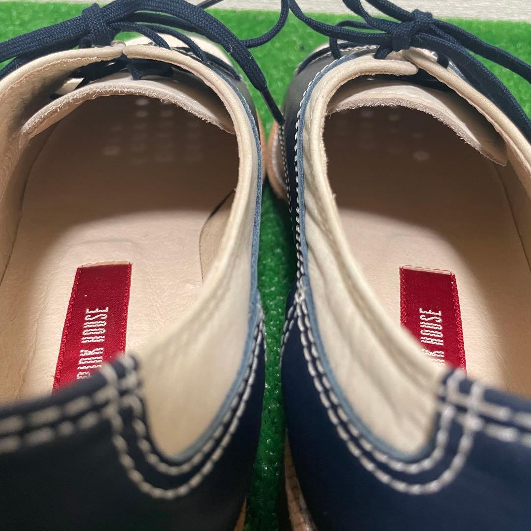 極美品　PINK HOUSE レザー　パンチング　革靴　大きいサイズ