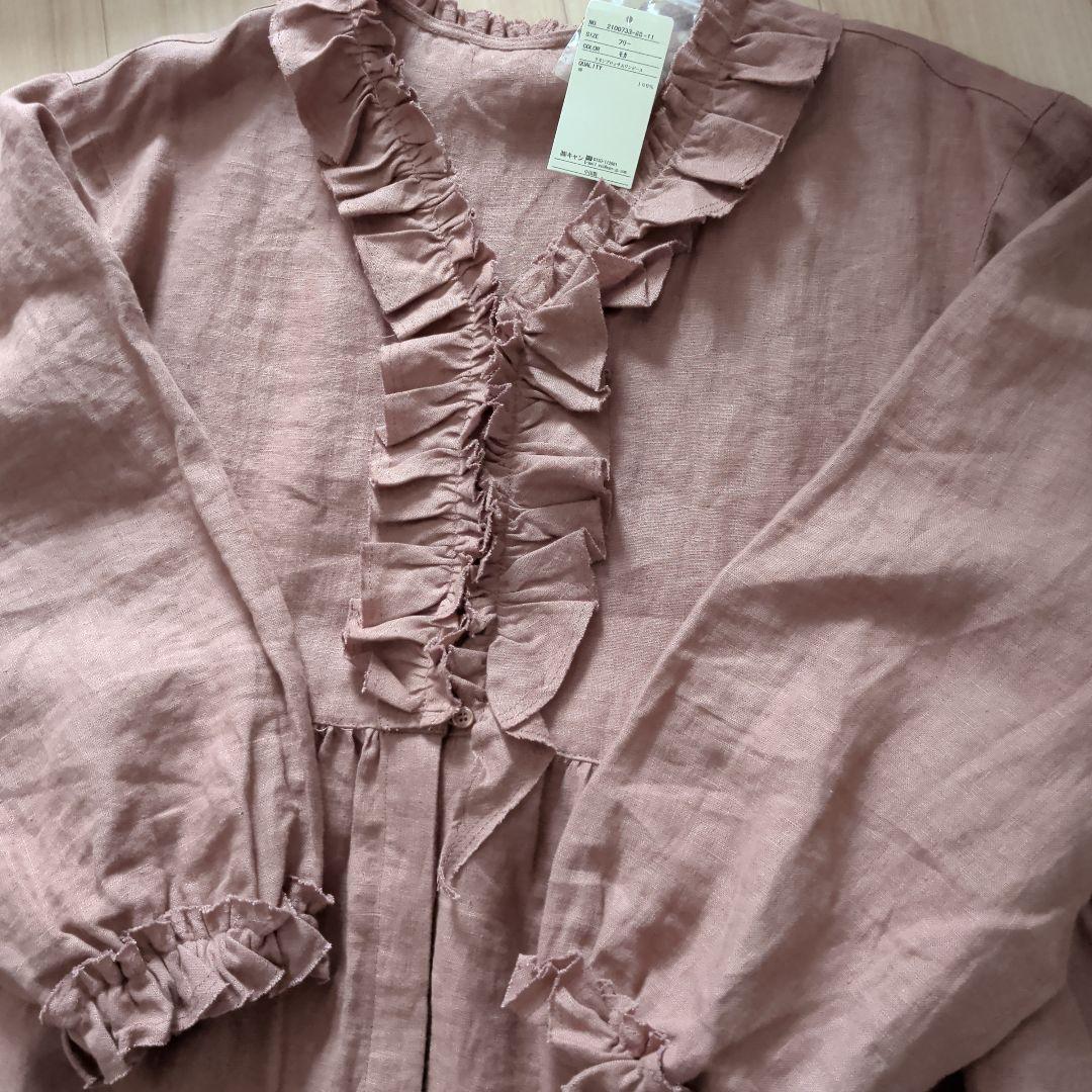 サマンサモスモス☆立川限定 リネンブロッサムワンピース(モカ)