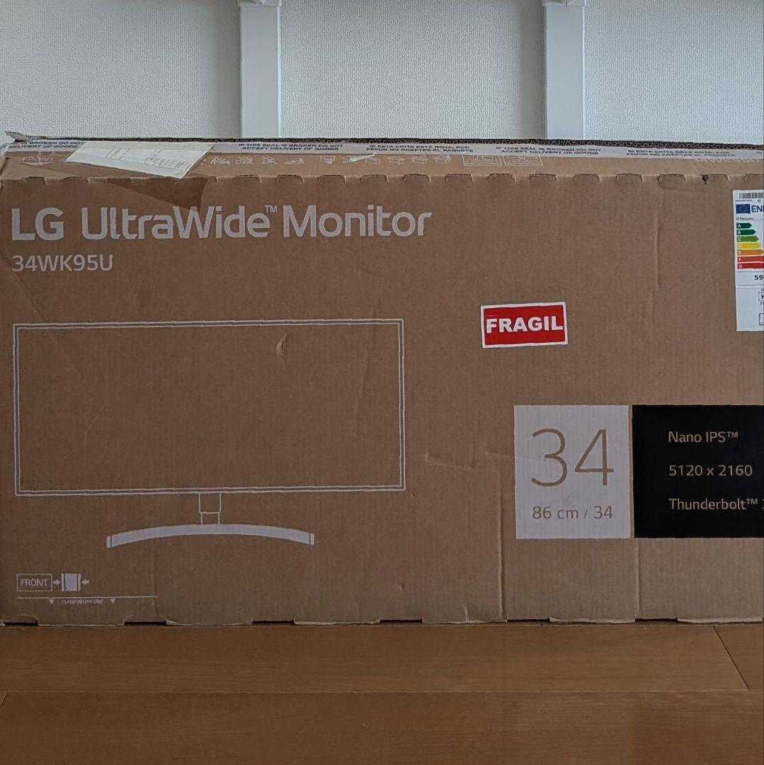 【廃盤希少】LG 34WK95U-W 34インチ/5K2K ウルトラワイド