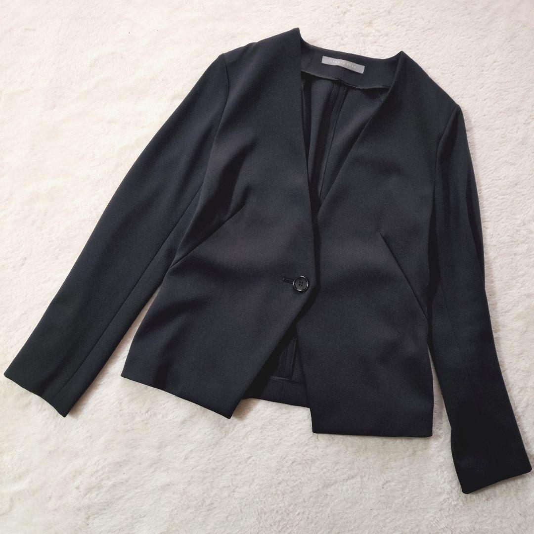 美品 Theory luxe カラーレスジャケット aina ブラック 40