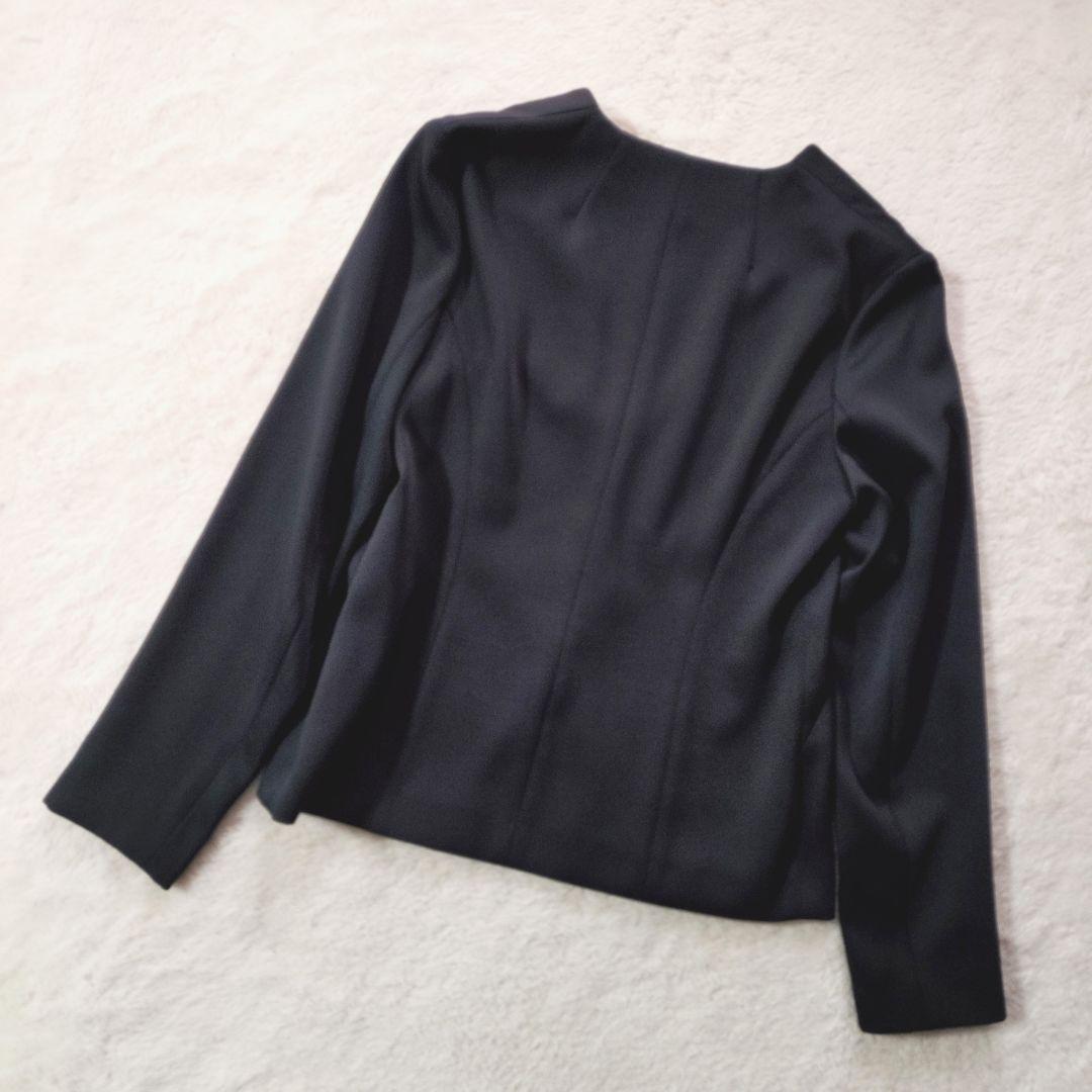 美品 Theory luxe カラーレスジャケット aina ブラック 40