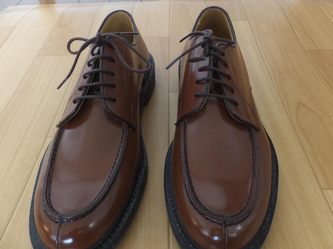 美品 REGAL リーガル Uチップ JU15 ブラウン ２５．５cm