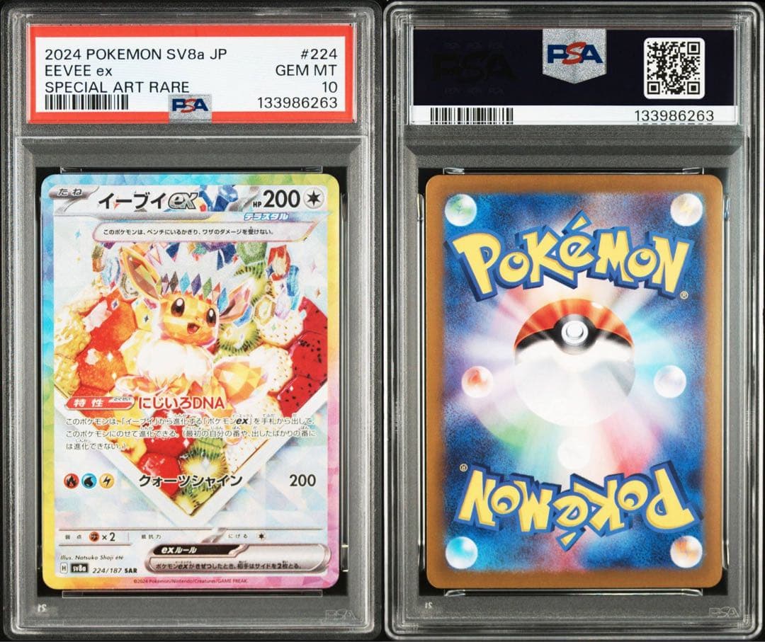 [PSA10] 10連番 ブイズex SAR テラスタルフェス