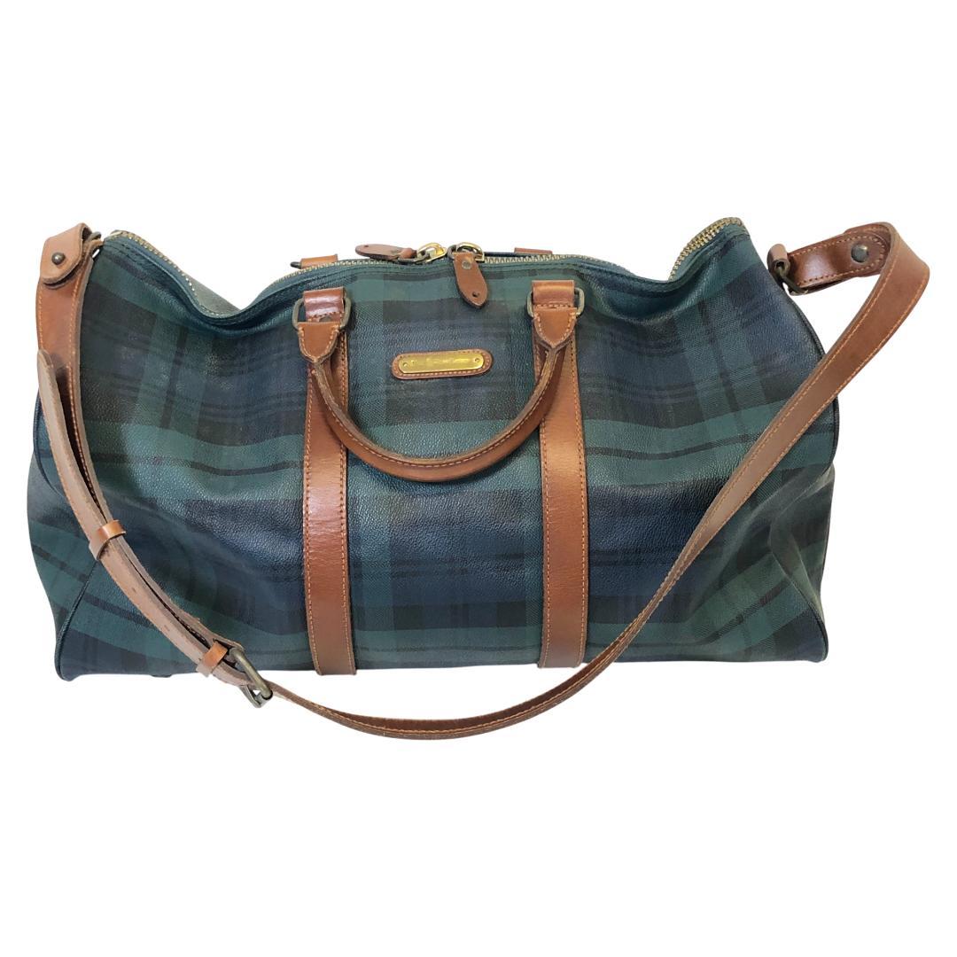 ポロラルフローレン ブラックウォッチ ボストンバッグ 2way