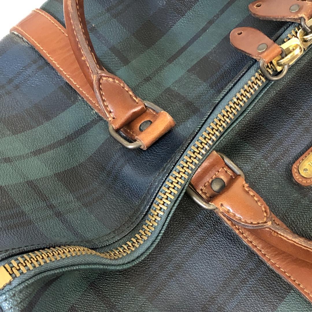 ポロラルフローレン ブラックウォッチ ボストンバッグ 2way