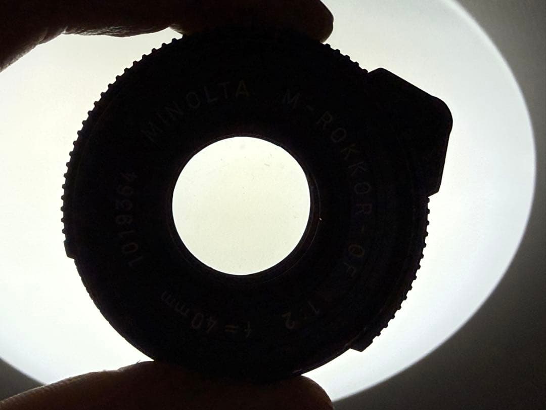 【良品/最終値下げ中】M-Rokkor 40mm f/2 (傾斜カム型)