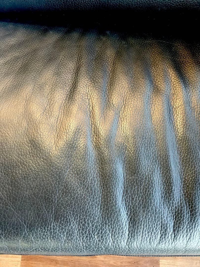 712 IDC大塚家具 L/S LUXE-01 本革 3人掛けソファ