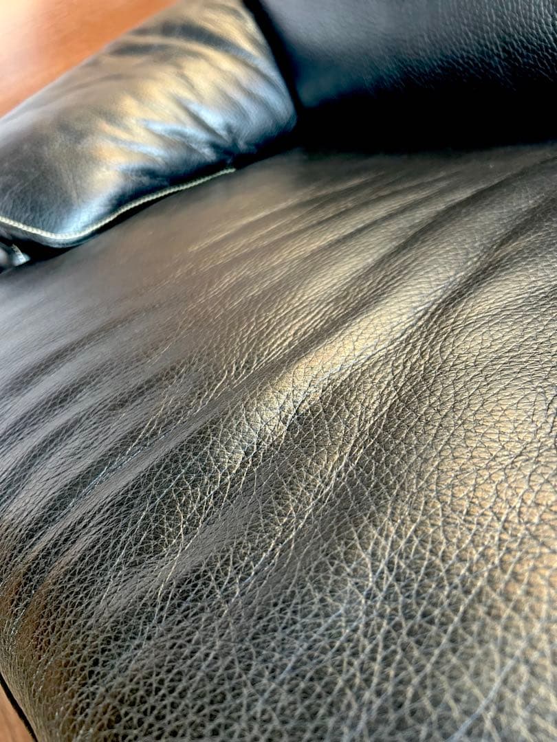 712 IDC大塚家具 L/S LUXE-01 本革 3人掛けソファ