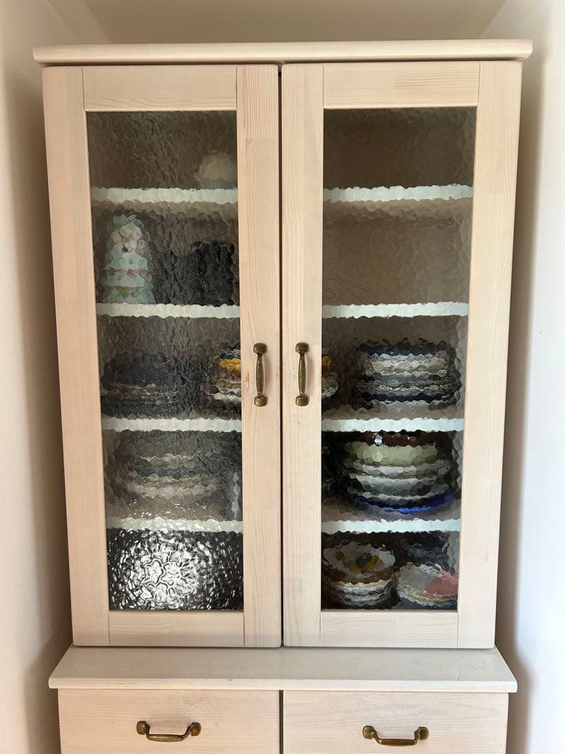 食器棚　マナベインテリアハーツ 【食器類は付属しません】