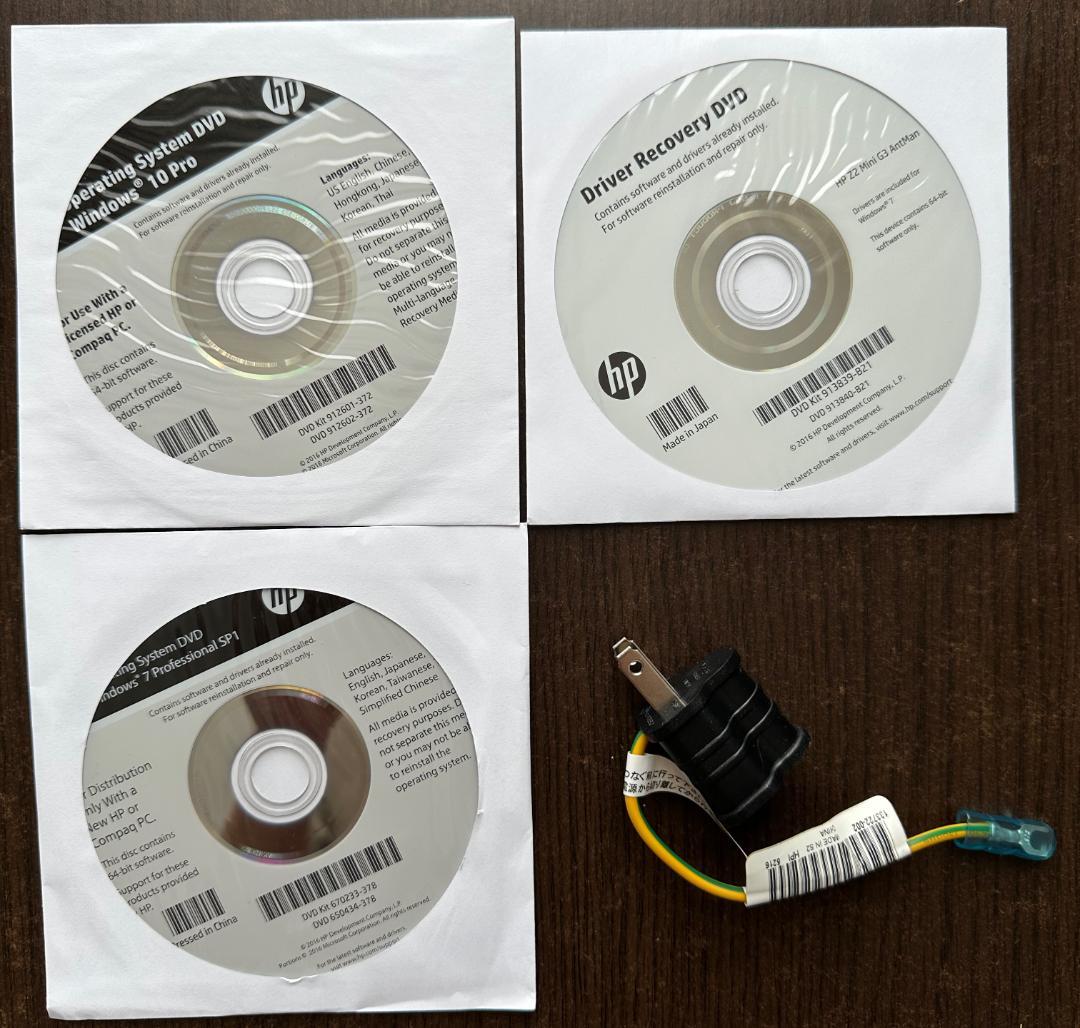 ミニPC HP Z2 Mini G3 1245v5 16G 256G SSD 1T HDD