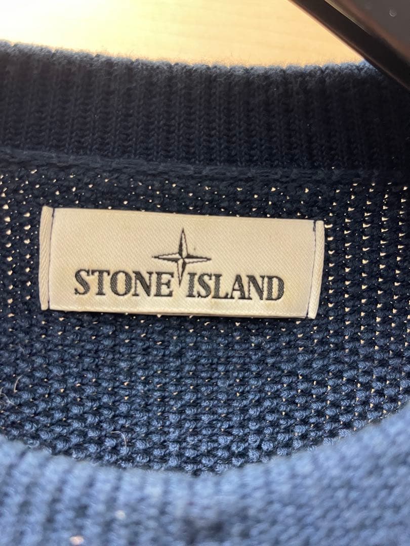 STONE  ネイビー ニットセーター