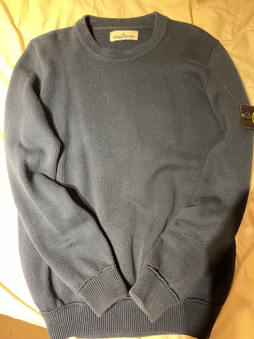 STONE  ネイビー ニットセーター