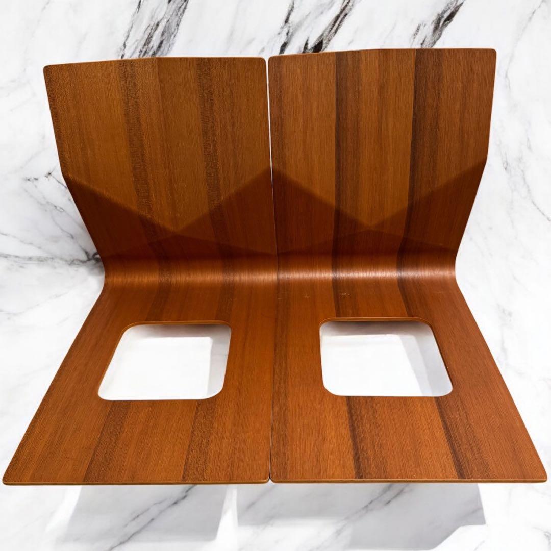 天童木工 和モダン高級座椅子 曲げ木　2脚セット