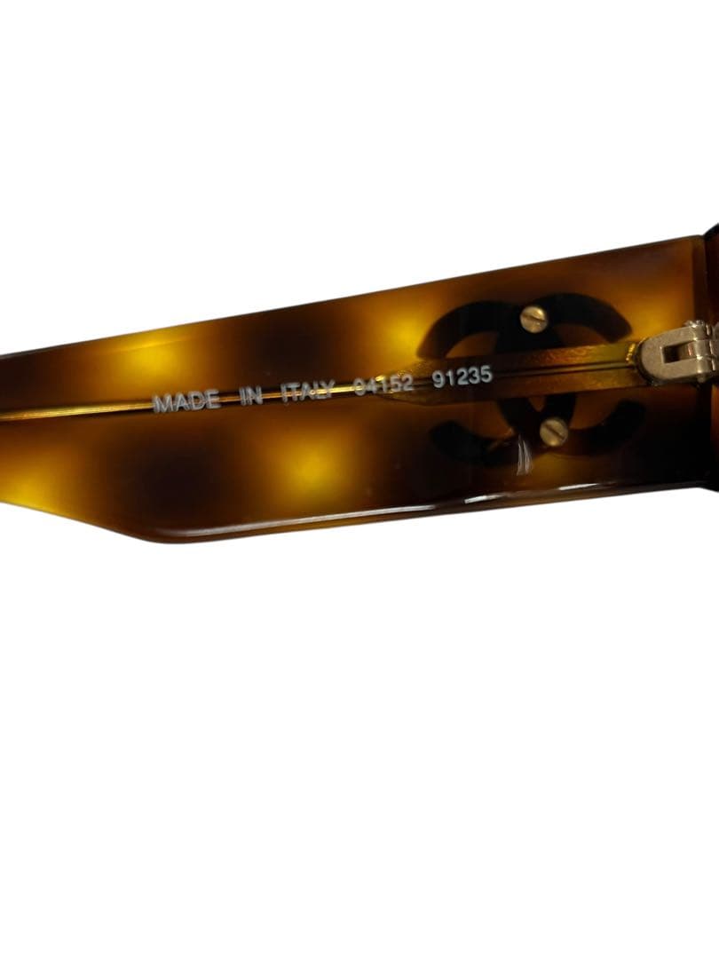 CHANEL べっ甲柄 サイドココマーク サングラス