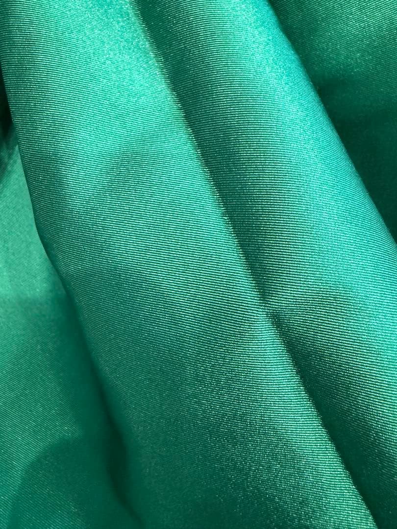 槙田商店　バラ柄 折りたたみ傘 緑色